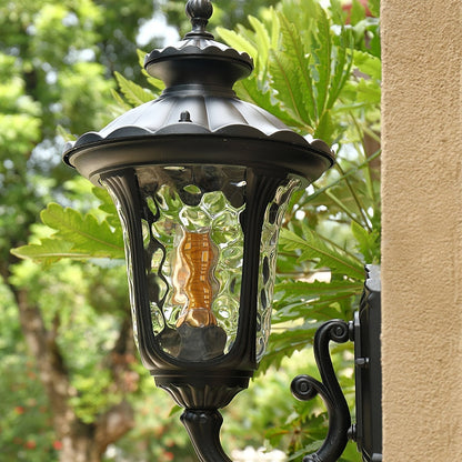 Outdoor Classic Exterior Wall Lamp Frosted Glass