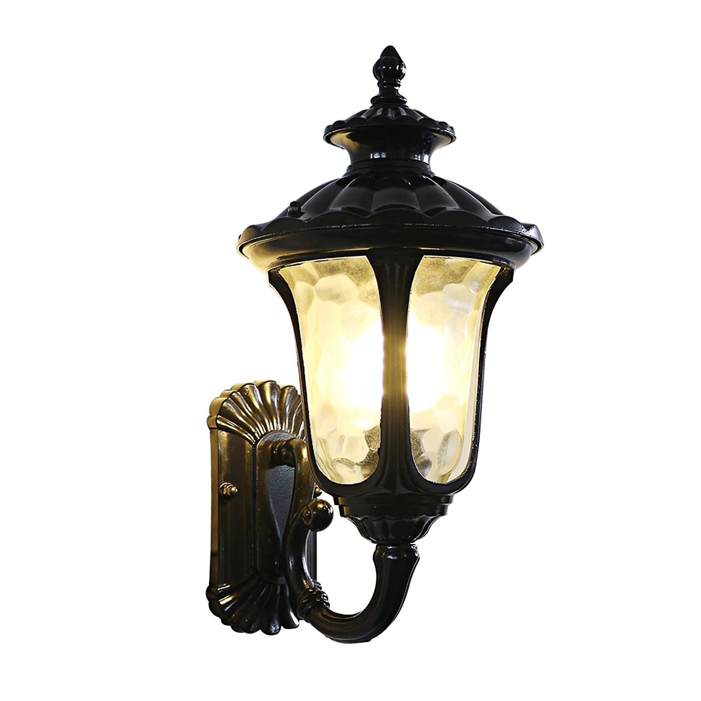 Outdoor Classic Exterior Wall Lamp Frosted Glass