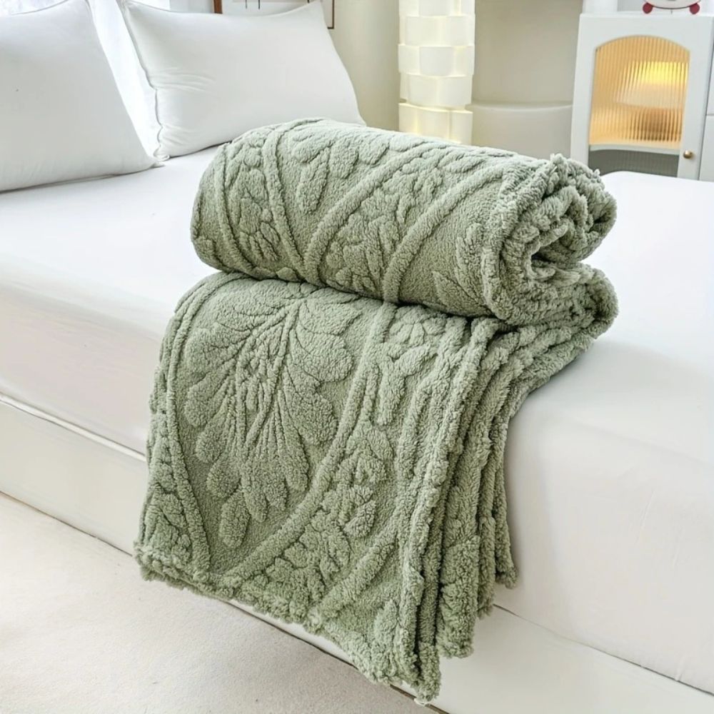 Soft Plush French Style Fleece Blanket