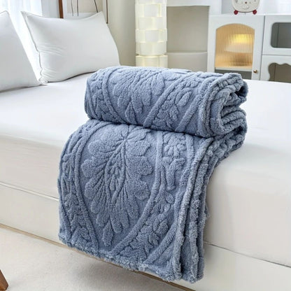 Soft Plush French Style Fleece Blanket