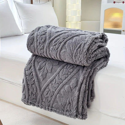 Soft Plush French Style Fleece Blanket