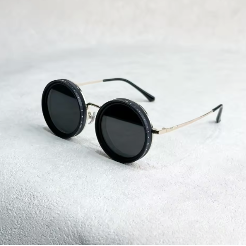 Trendy Black Lens Sunglasses with UV Protection