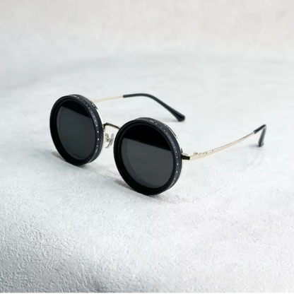 Trendy Black Lens Sunglasses with UV Protection