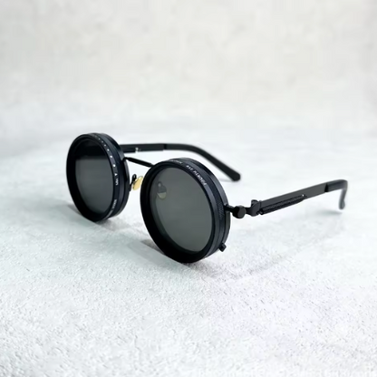 Trendy Black Lens Sunglasses with UV Protection