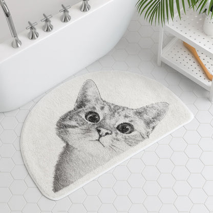 Cute Cat Non Slip Bath Mat