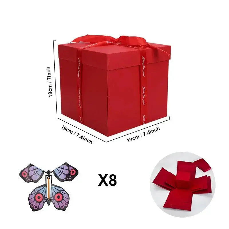 Customizable Memory Box with Free Butterfly Surprises - Luxicro