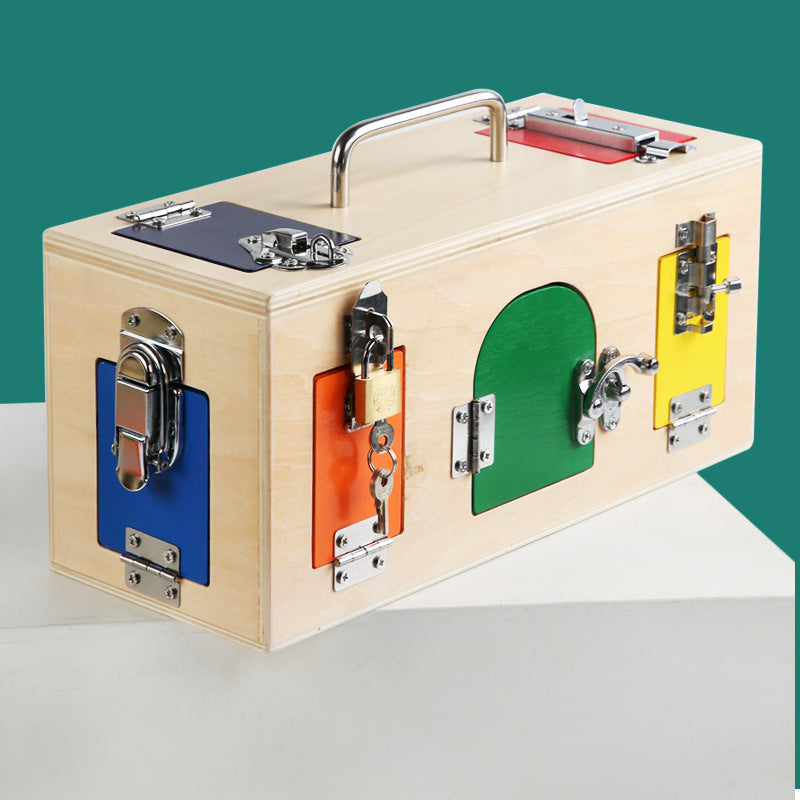 Intelligent Wood Educational Toy Storage