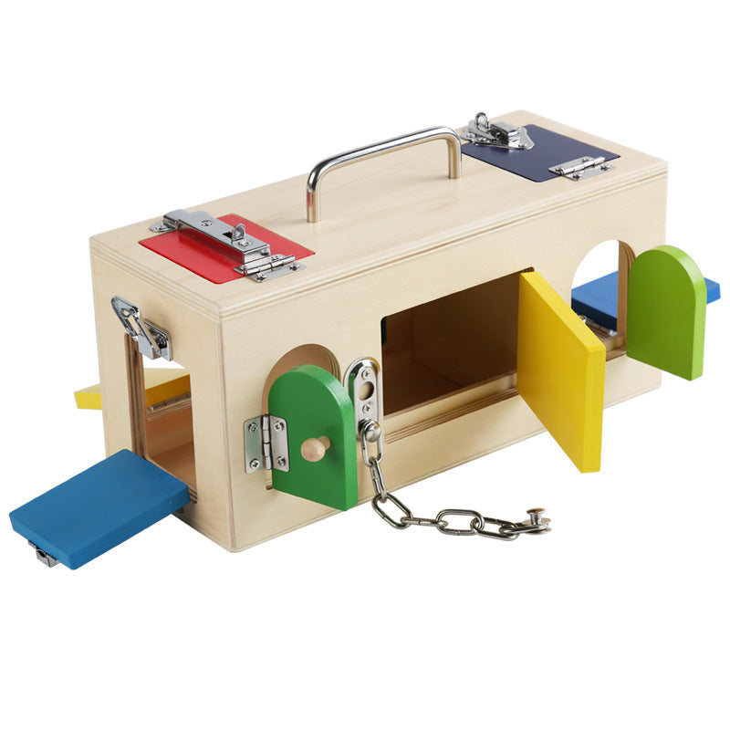 Intelligent Wood Educational Toy Storage