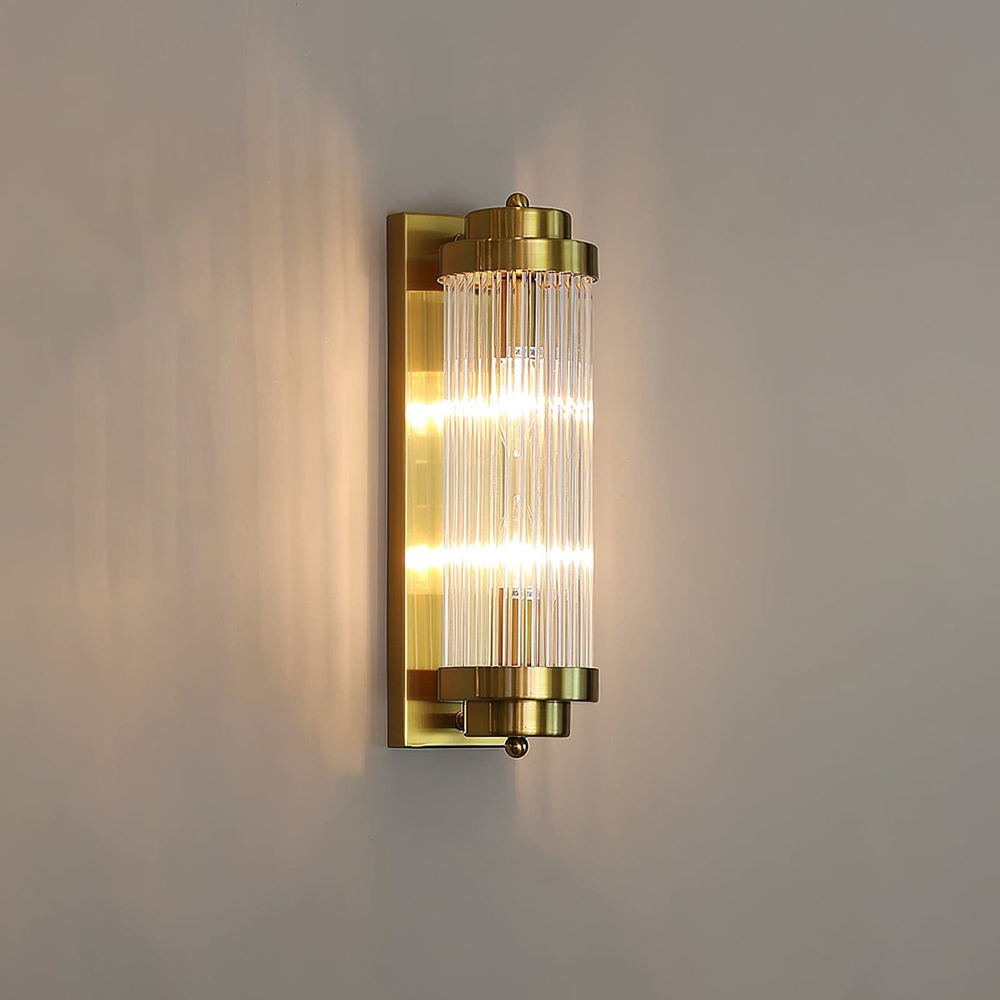 Traditional LED Glass Sconce Light Fixture - Luxicro