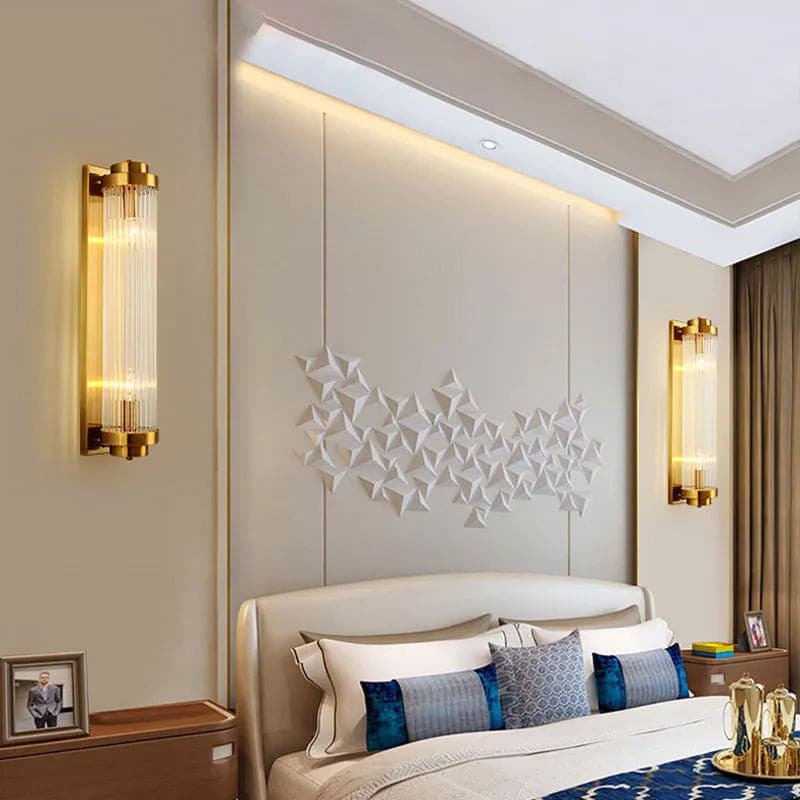 Traditional LED Glass Sconce Light Fixture