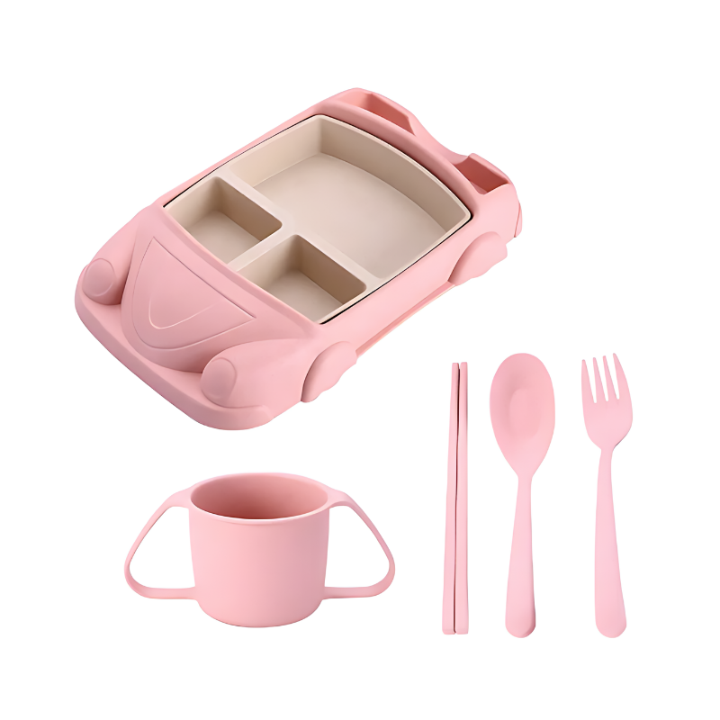 Colorful Children's Dinner Plate Set