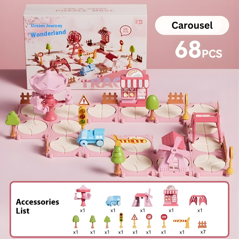 Small Town Construction Toy Blocks - Luxicro