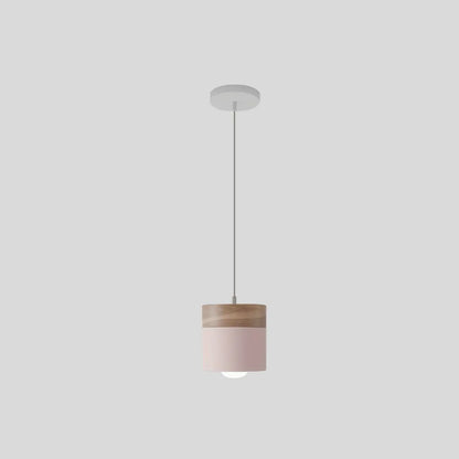 Rustic Wooden Hanging Pendant Light