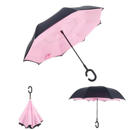 Waterproof Compact Folding Rain Umbrella