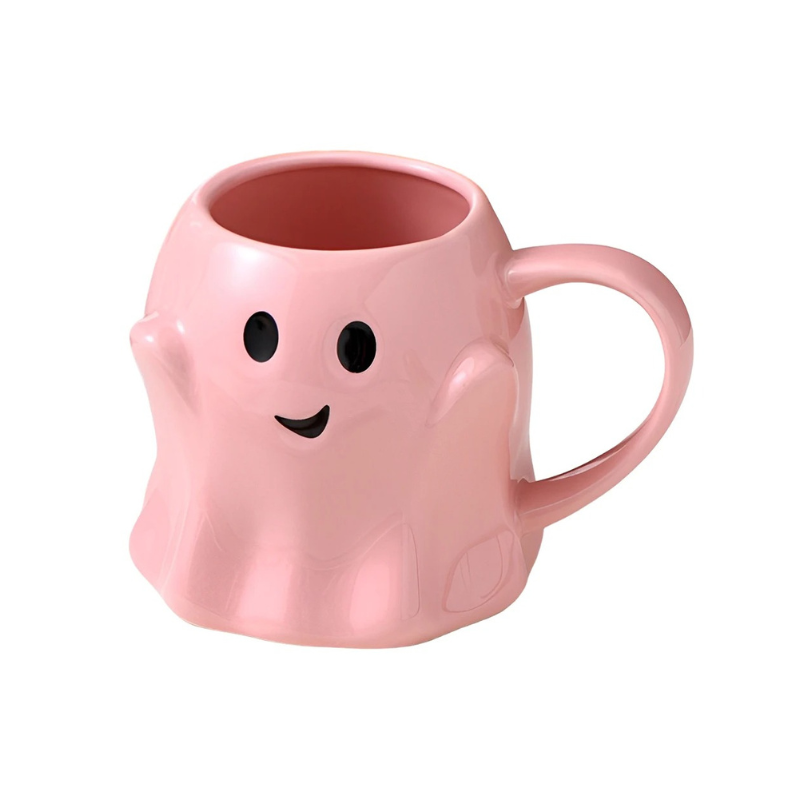 Creepy Ghost Ceramic Coffee Cup
