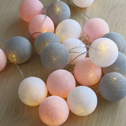 Soft Ivory Fairy Light String Decoration