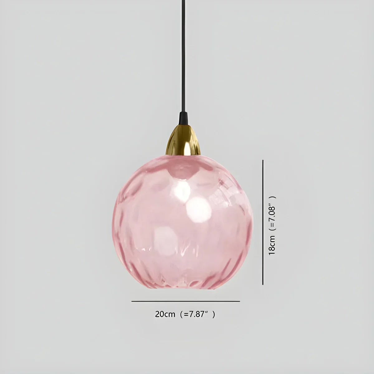Vibrant Glass Globe Ceiling Light Fixture