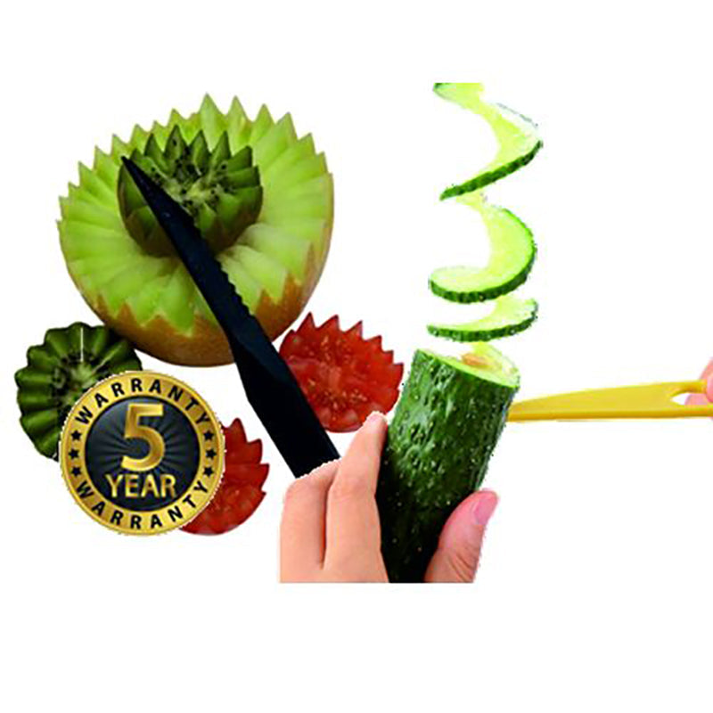 Premium Spiral Cutter and Sharp Knife Set