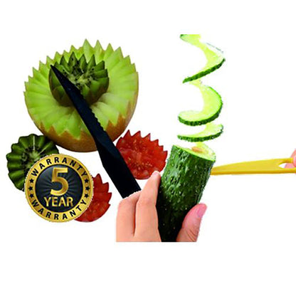 Premium Spiral Cutter and Sharp Knife Set