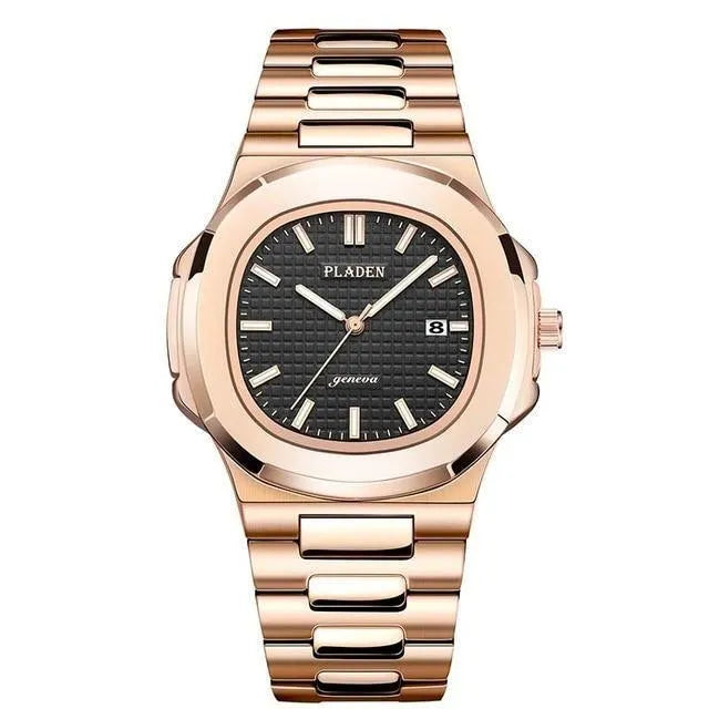Timeless 44mm Quartz Stainless Steel Watch - Luxicro