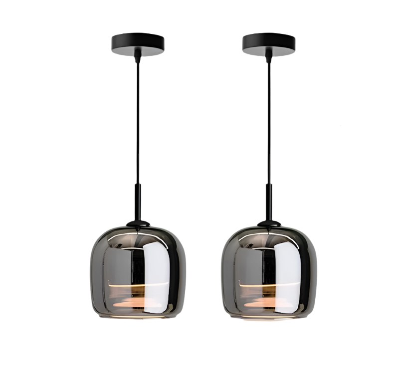 Modern Chrome Pendant Lighting for Kitchen Islands