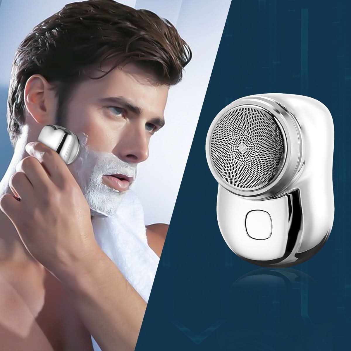 Portable Electric Travel Shaver for Men - Luxicro
