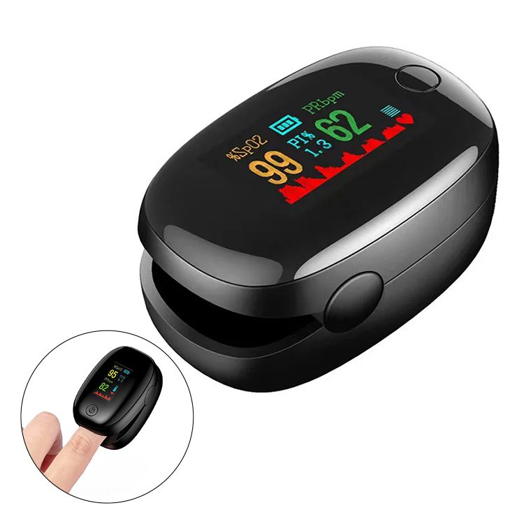 Accurate Digital Finger Pulse Oximeter Monitor - Luxicro