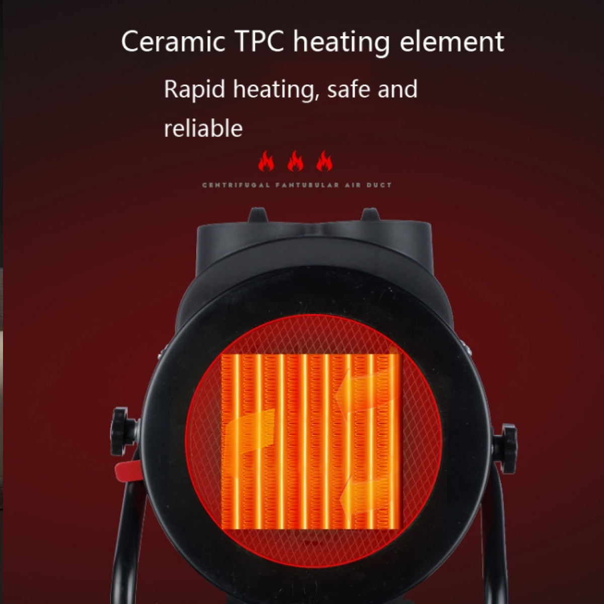 Compact Space Heater - Fast Warmth & Waterproof Outdoor Use