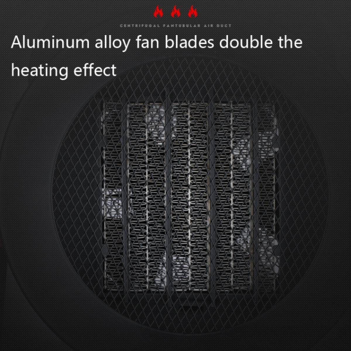 Compact Space Heater - Fast Warmth & Waterproof Outdoor Use