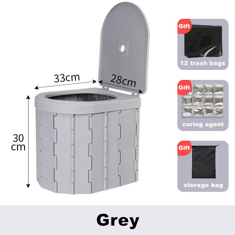 Compact Collapsible Travel Toilet - Luxicro