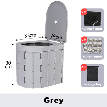 Compact Collapsible Travel Toilet - Luxicro