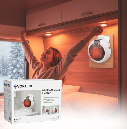 Compact Space Saving Electric Heater - Luxicro