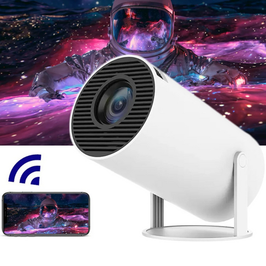 Compact Wireless HD Projector for Home and Travel - Luxicro