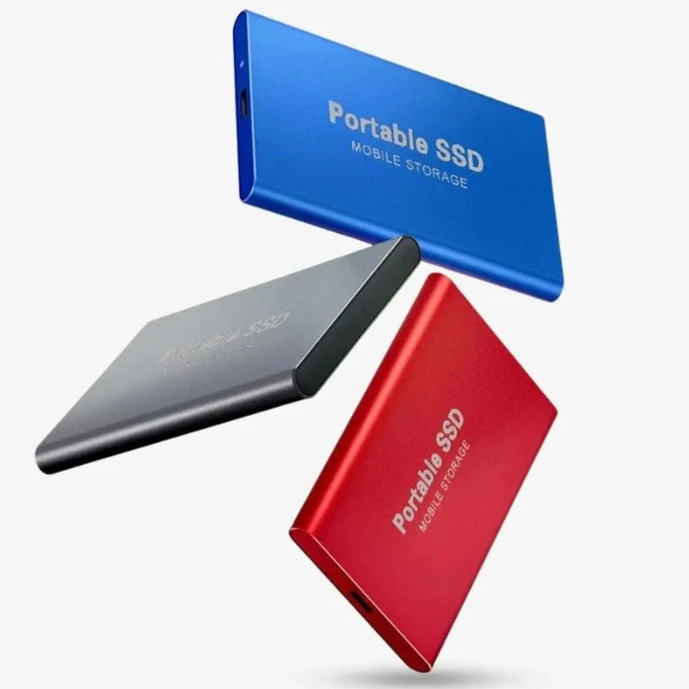 Compact USB C External Solid State Drive Storage