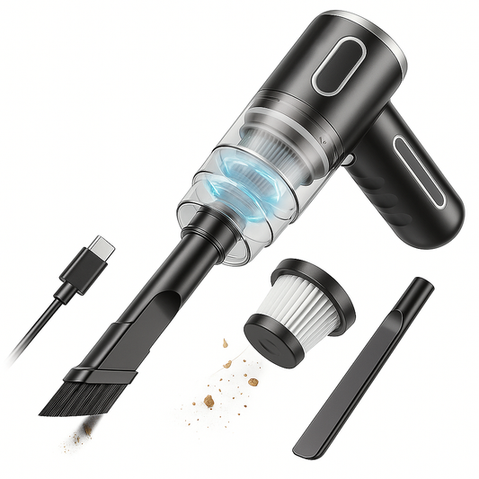 Compact Wireless Rechargeable Handheld Vacuum - Luxicro