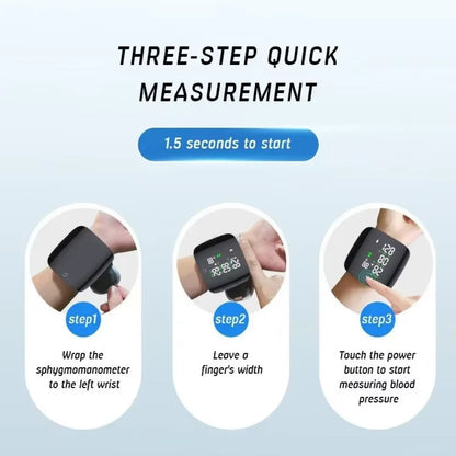 Compact Wrist Blood Pressure Tracker
