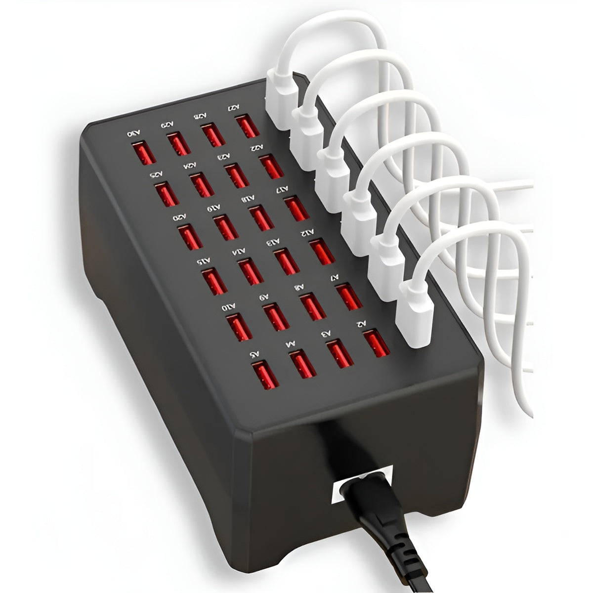 Premium 30 Port USB Charger Station with Fast Charge