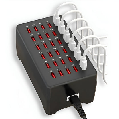 Premium 30 Port USB Charger Station with Fast Charge