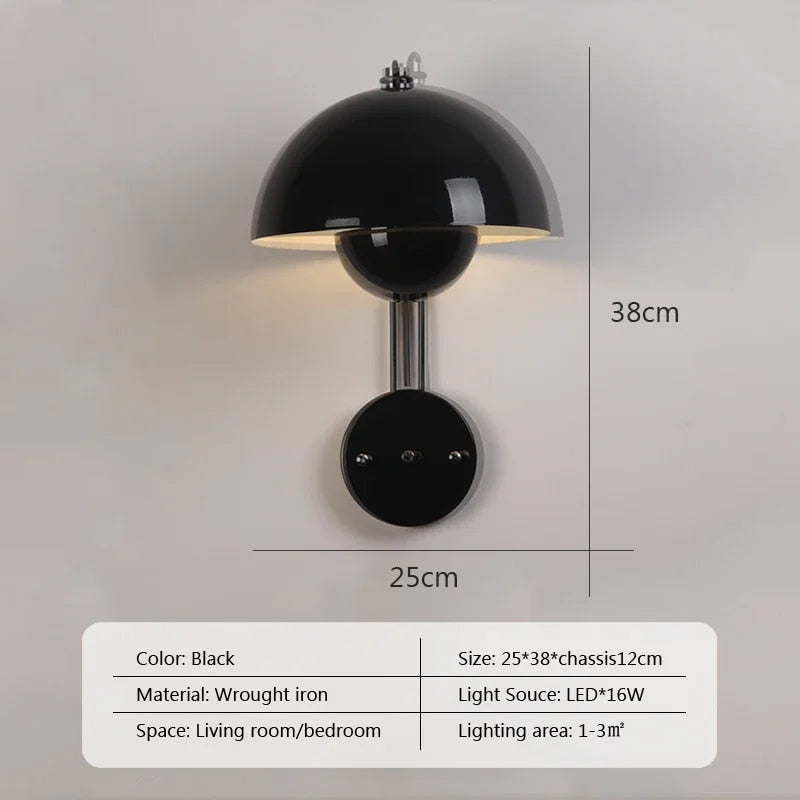 Contemporary Fungi Wall Lamp Shade