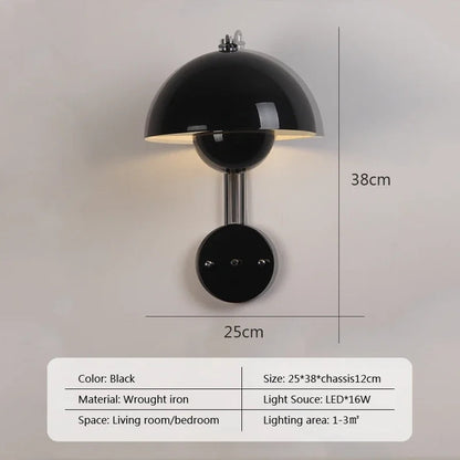 Contemporary Fungi Wall Lamp Shade