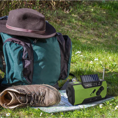 Compact Solar Emergency Weather Radio