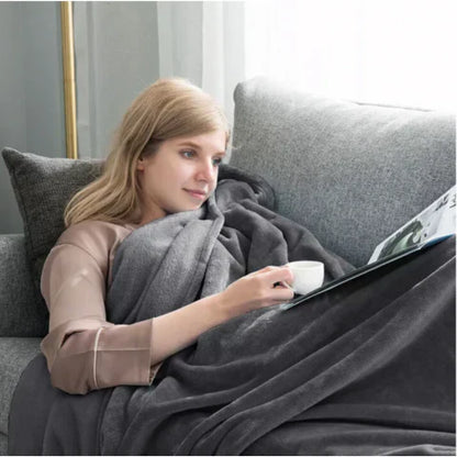 Waterproof Reversible Soft Blanket Throw - Luxicro