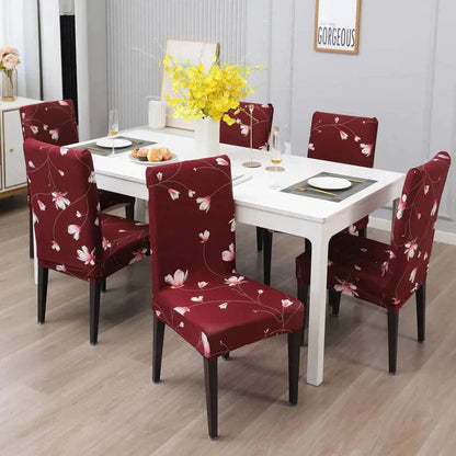 Stretchy Chair Seat Covers - Easy Fit, Washable, Stain Resistant - Luxicro