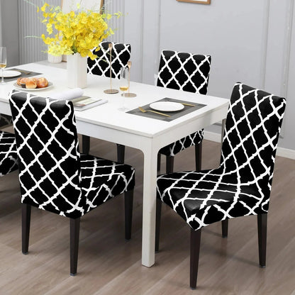Stretchy Chair Seat Covers - Easy Fit, Washable, Stain Resistant