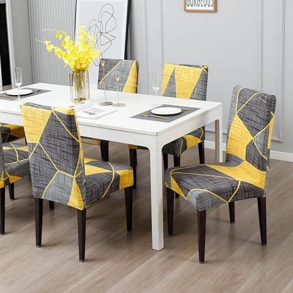 Stretchy Chair Seat Covers - Easy Fit, Washable, Stain Resistant