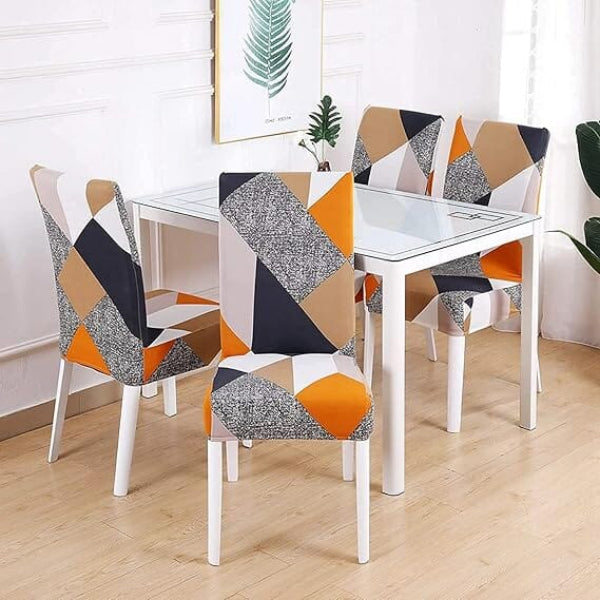 Stretchy Chair Seat Covers - Easy Fit, Washable, Stain Resistant