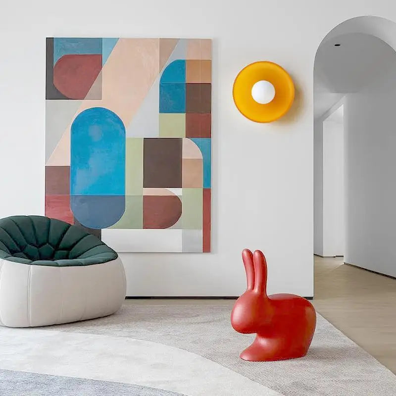 Vibrant Glass Panel Wall Lamps Bright Accent Lights - Luxicro