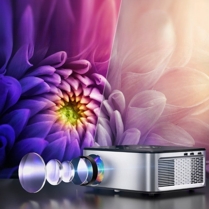 Full HD Large Screen Portable Home Theater Projector - Luxicro