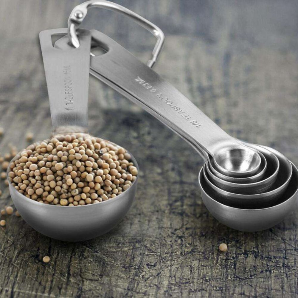 Accurate Stainless Steel Measuring Spoons Set - Luxicro
