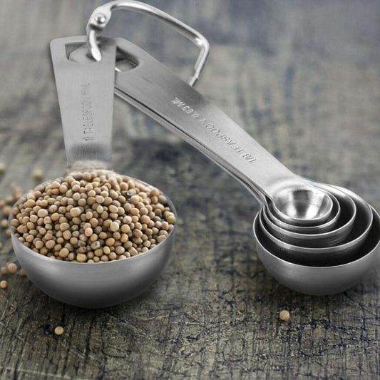 Accurate Stainless Steel Measuring Spoons Set - Luxicro